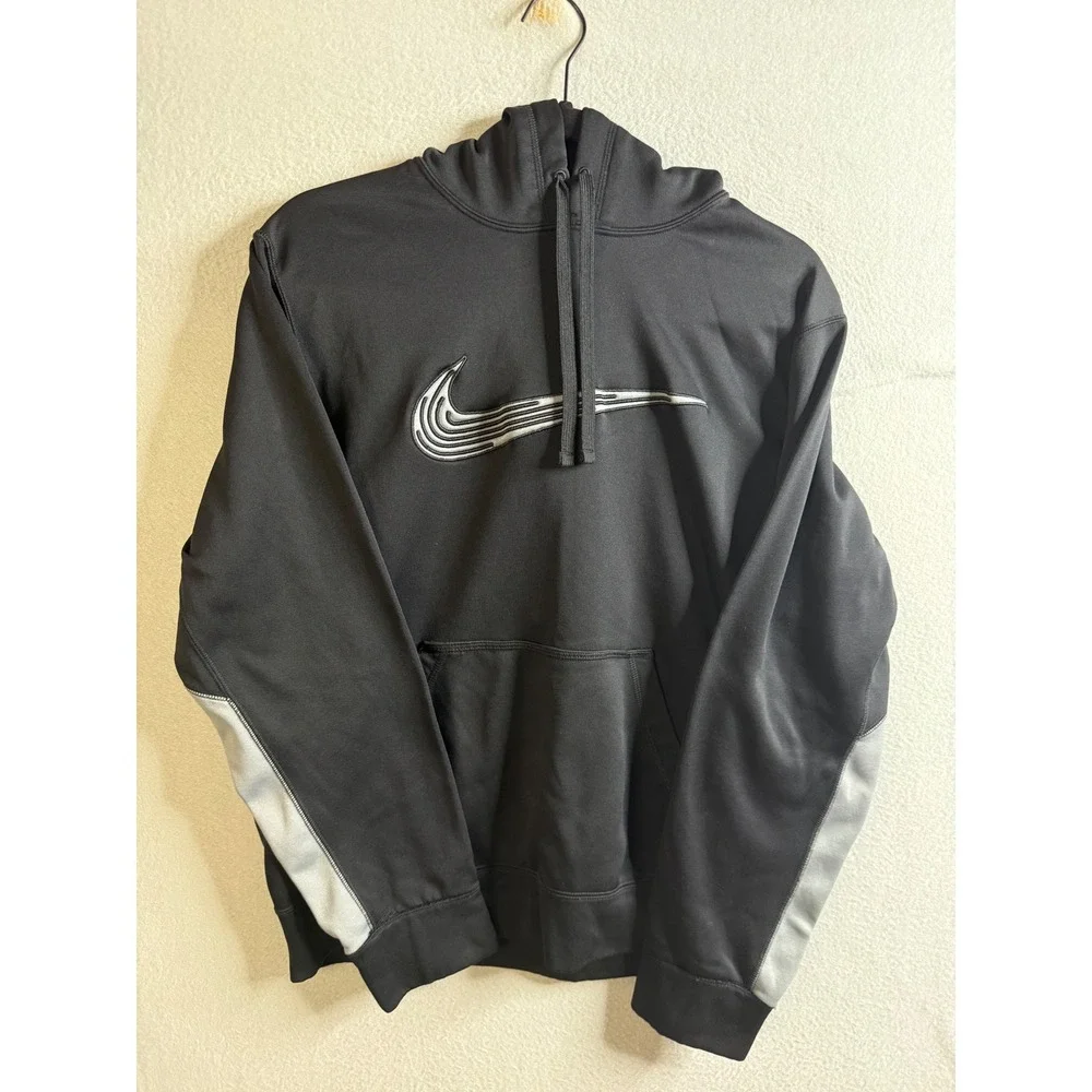 Nike Therma-FIT Hoodie Men's Small Pullover‎ Sweatshirt Athletic Activewear